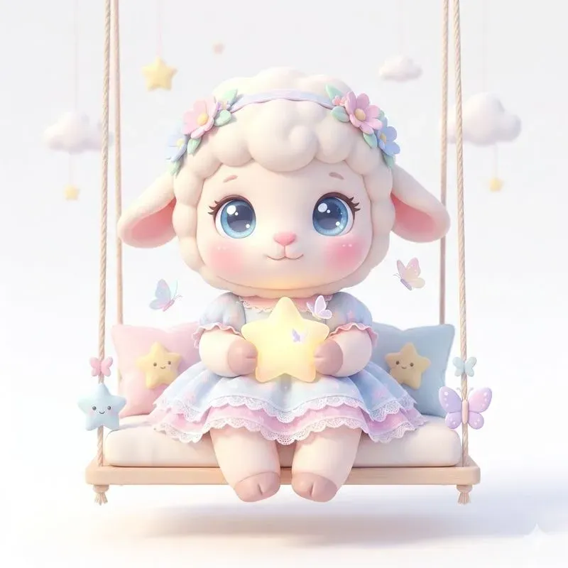 Ultracute Pastel Kawaii Swing Babies