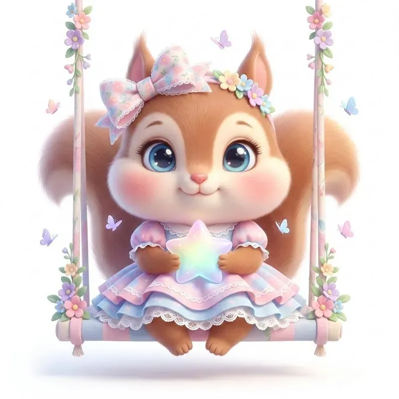 Ultracute Pastel Kawaii Swing Babies