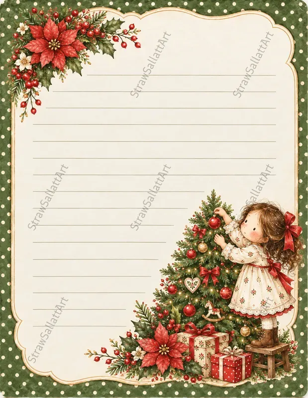 Vintage Christmas Junk Journal Postcards