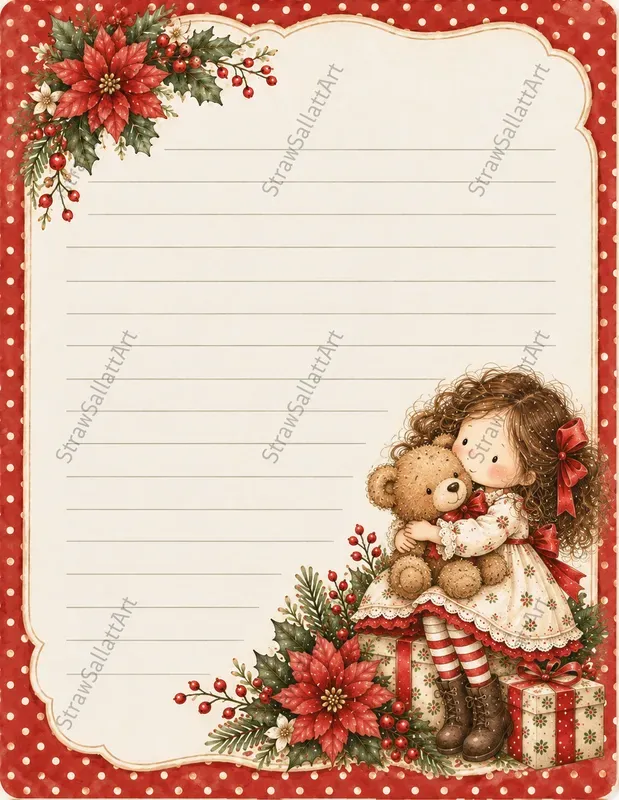 Vintage Christmas Junk Journal Postcards