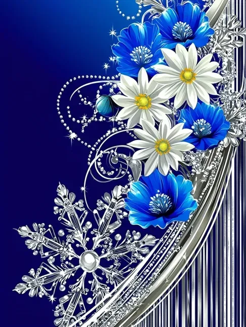 Exotic Floral Art Deco Tees
