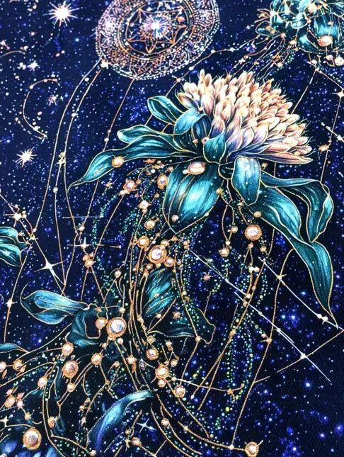 Exotic Floral Art Deco Tees
