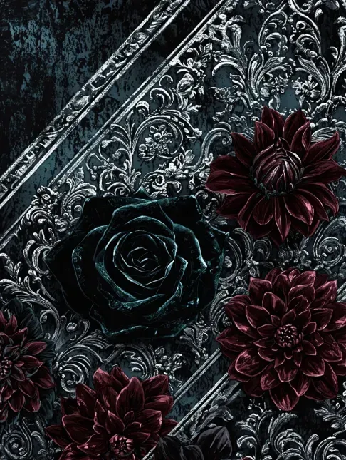 Exotic Floral Art Deco Tees