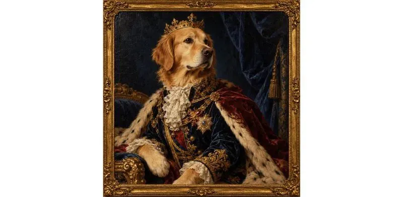 Royal Pet Portraits In Oil Paintings