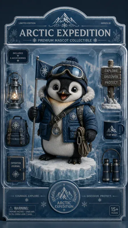 Collectible Mascot Packaging Generator