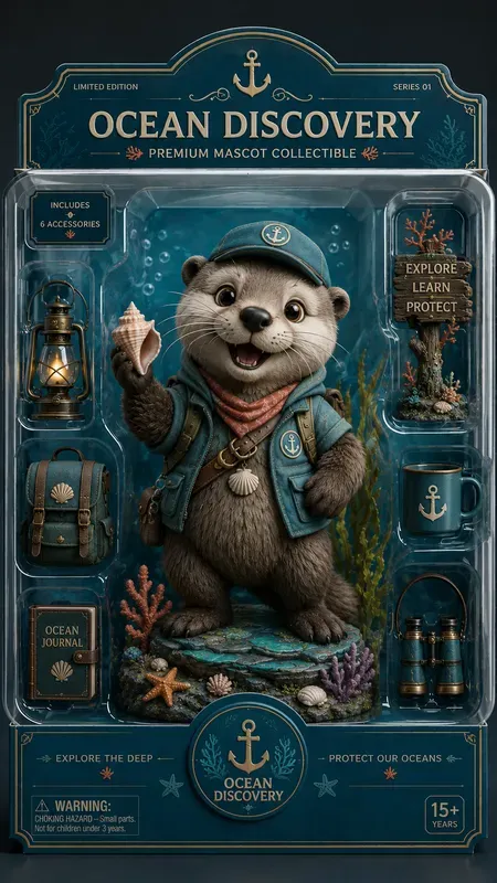 Collectible Mascot Packaging Generator