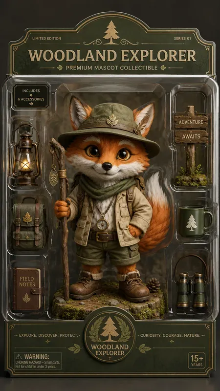Collectible Mascot Packaging Generator