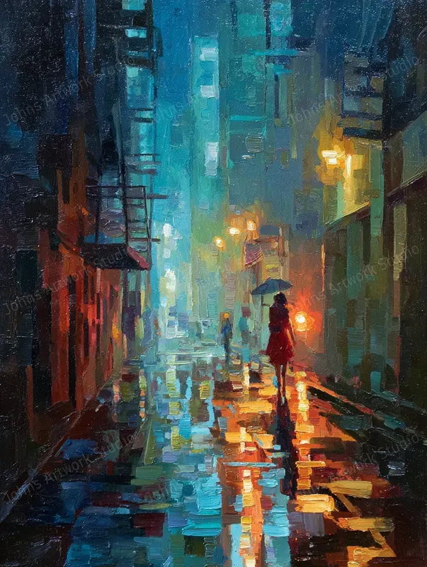 Cinematic Oil Painting Master Scenes