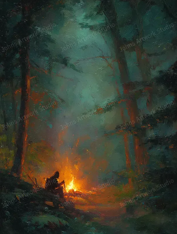 Cinematic Oil Painting Master Scenes