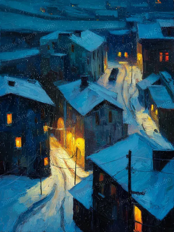 Cinematic Oil Painting Master Scenes