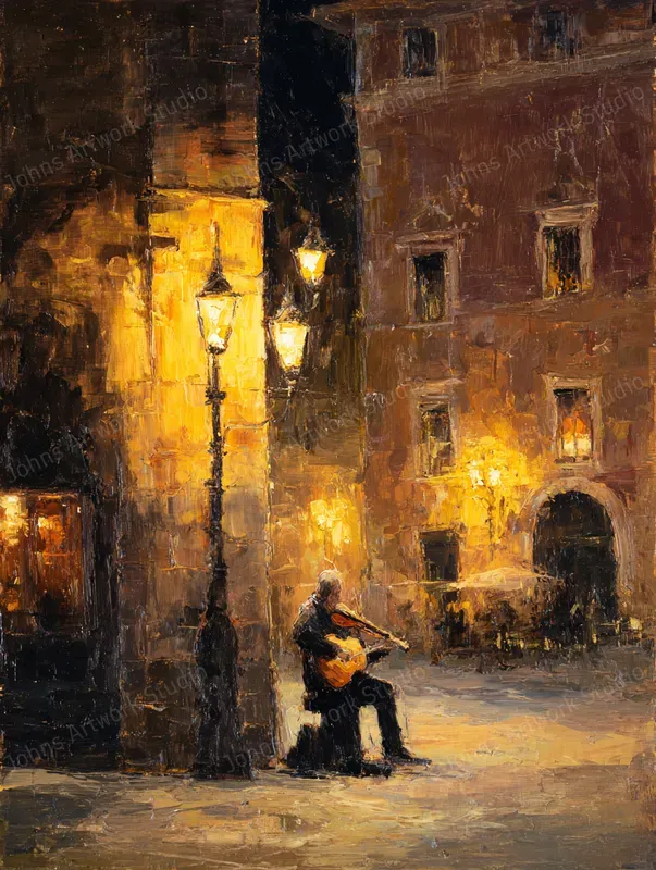 Cinematic Oil Painting Master Scenes