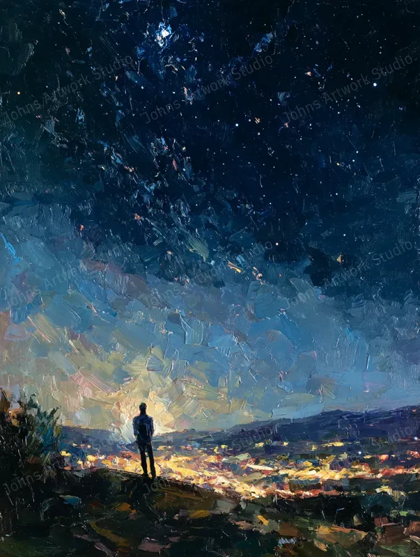 Cinematic Oil Painting Master Scenes