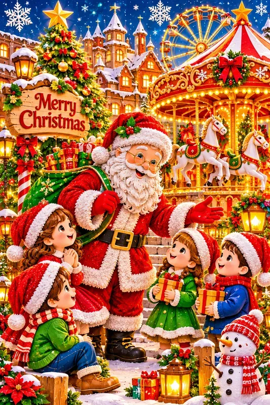 Magical 3D Christmas Paper Cut Art