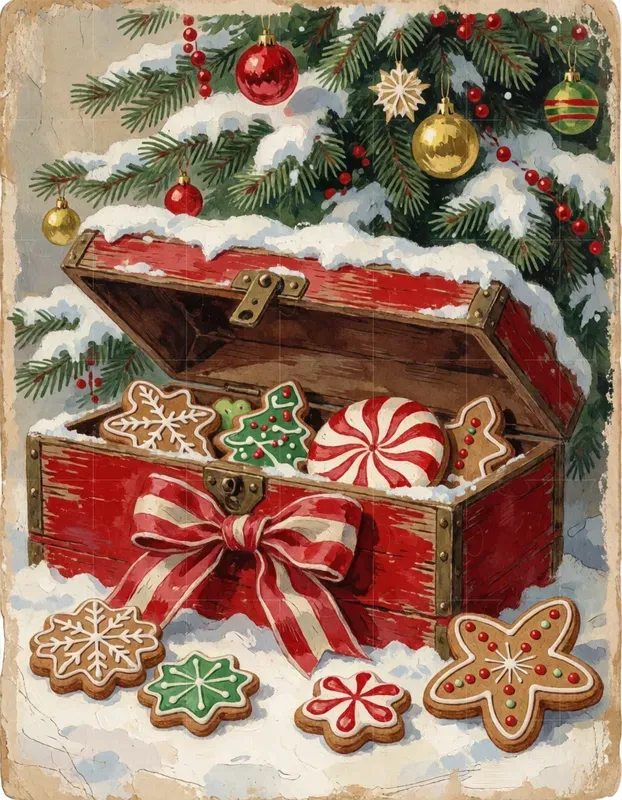 Vintage Christmas Scenes