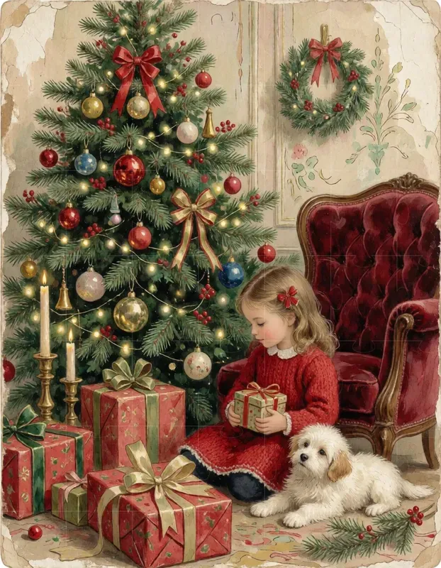 Vintage Christmas Scenes