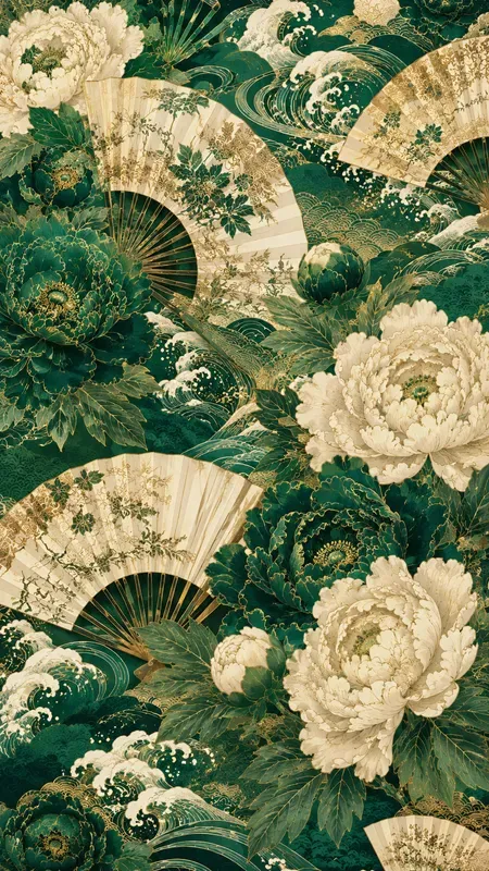 Vintage Refined Vivid Kimono Patterns