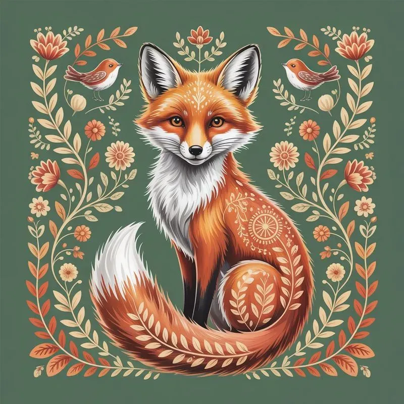 Whimsical Folk Art Animal Generator