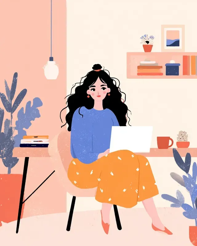 Editorial Flat Illustration Style