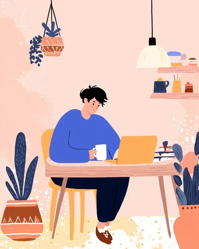 Editorial Flat Illustration Style