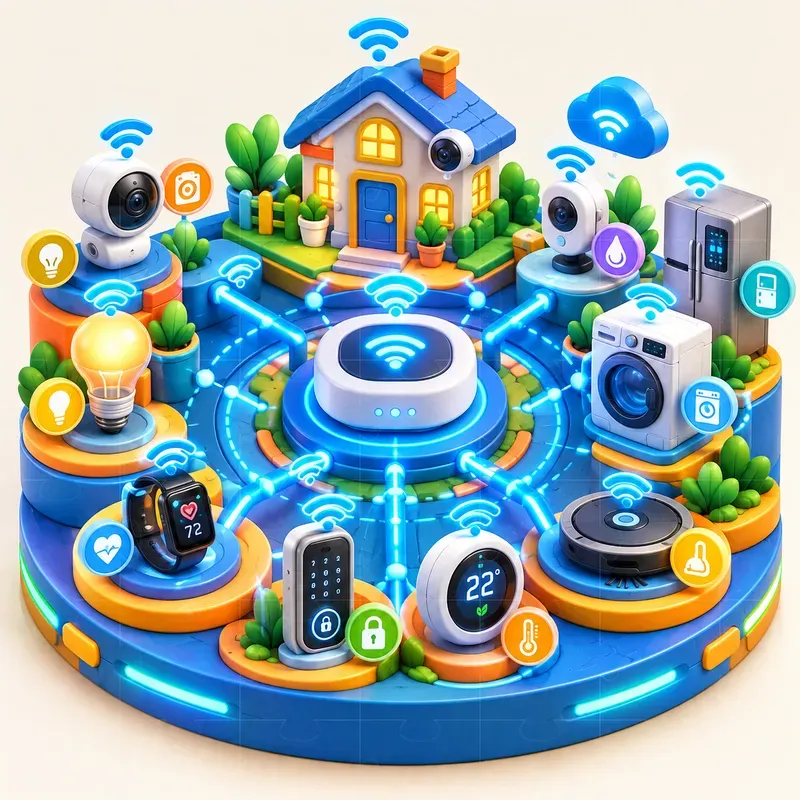 3D Claymorphic Tech Infographics