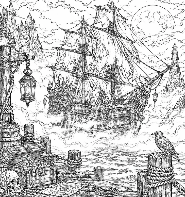 Magical Halloween Coloring Books