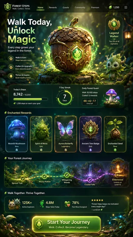 Gamified Rewards Landing Pages