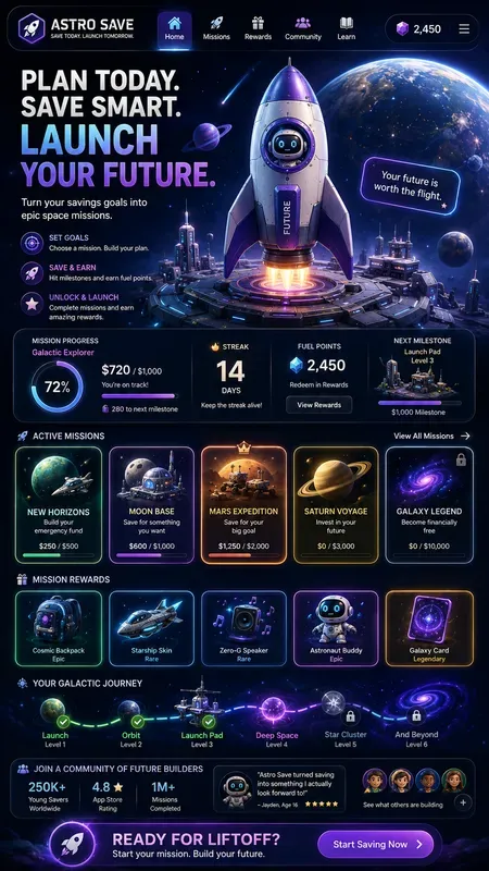 Gamified Rewards Landing Pages