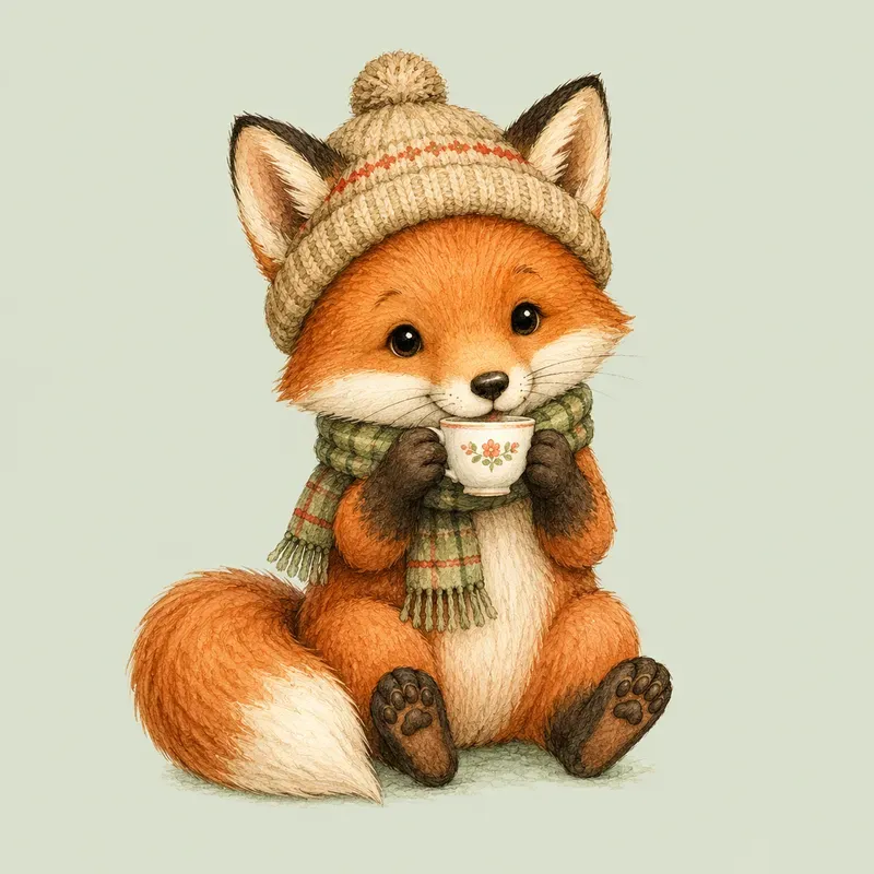 Whimsical Storybook Watercolor Cliparts