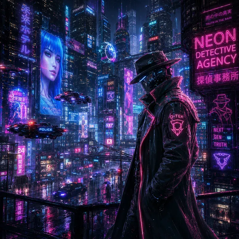 Neon Cyberpunk City Character Packs