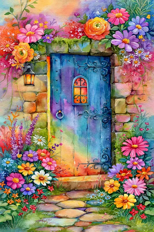 Vibrant Fantasy Journal Pages