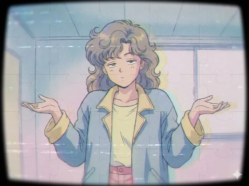 Retro 80s VHS Anime Frames
