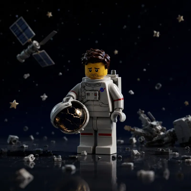 Minimal Cinematic Lego Portraits