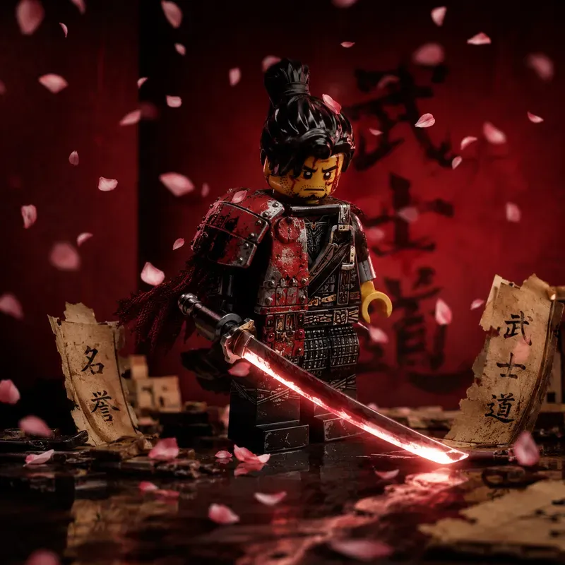 Minimal Cinematic Lego Portraits
