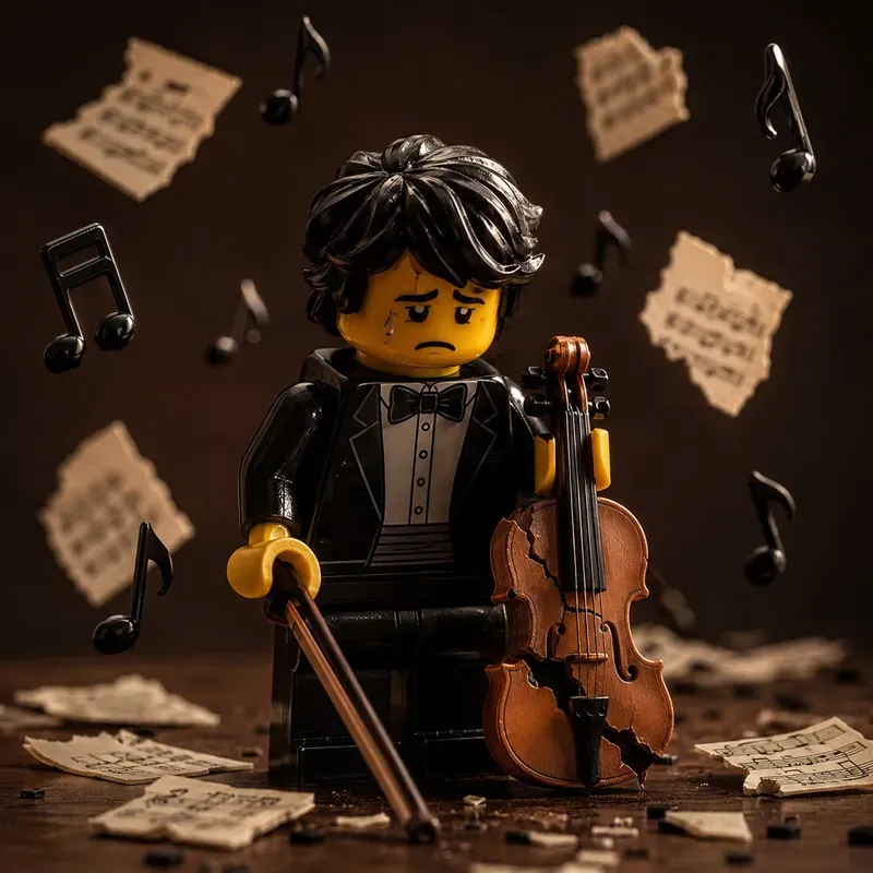 Minimal Cinematic Lego Portraits