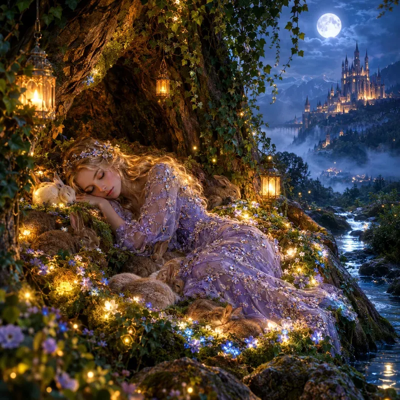 Sleeping Forest Princesses