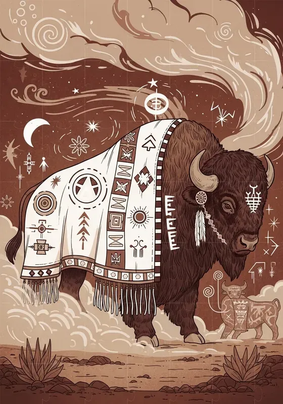 Sacred Desert Symbolic Figure Series