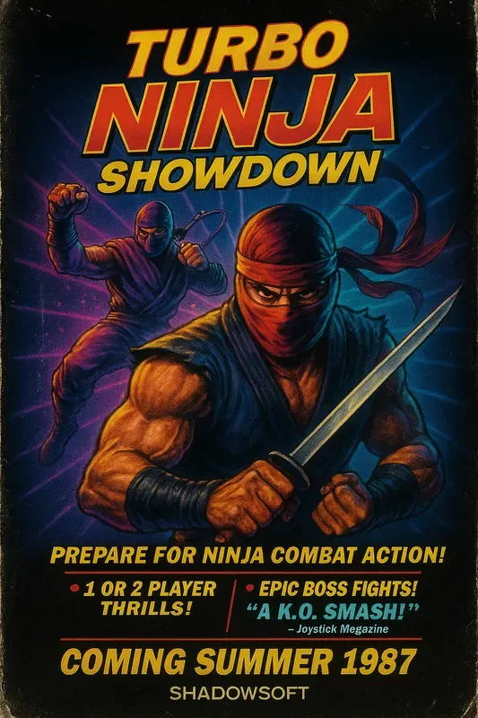 80s Arcade Game Ads