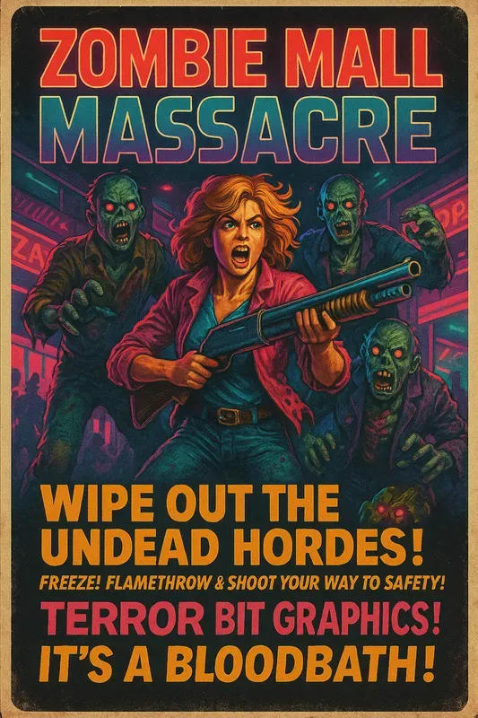 80s Arcade Game Ads
