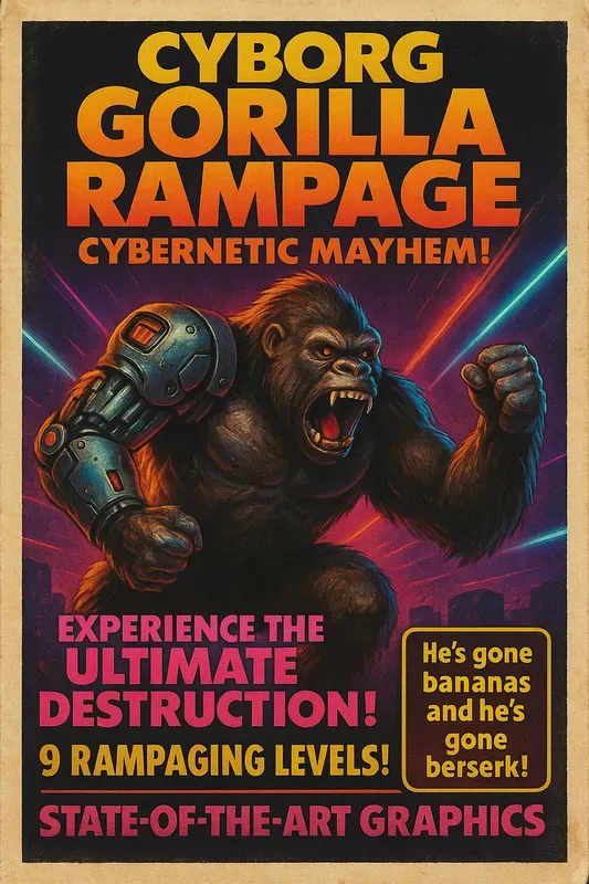 80s Arcade Game Ads