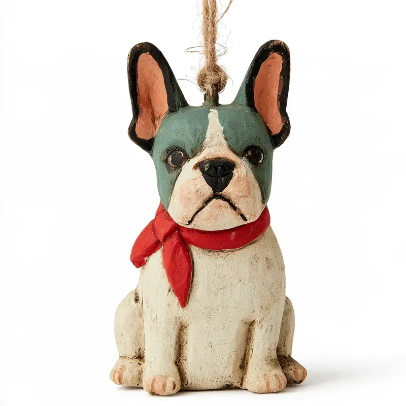 Wooden Dog Breed Christmas Ornaments