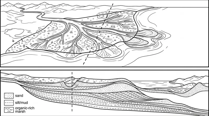 Coastal Geology Coloring Crosscuts