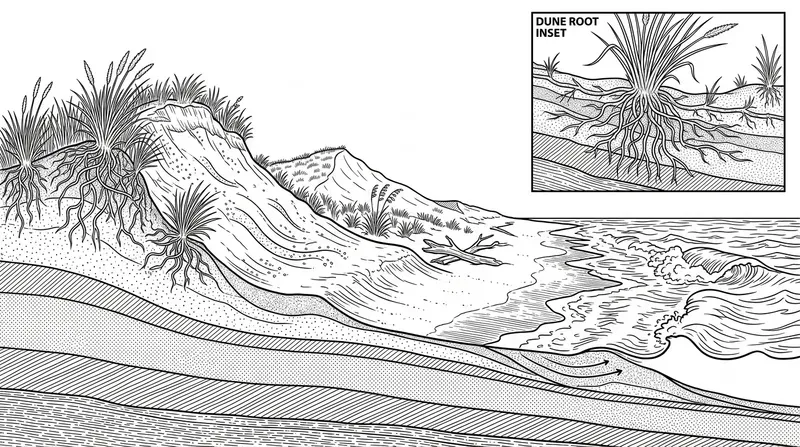 Coastal Geology Coloring Crosscuts