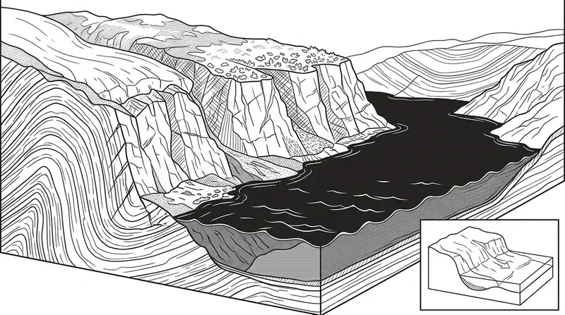 Coastal Geology Coloring Crosscuts