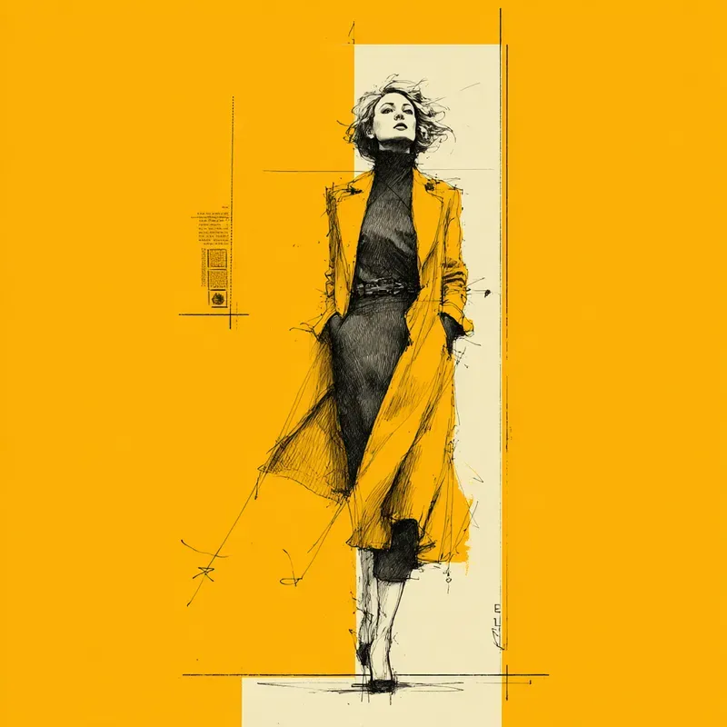 Gestural Bauhaus Editorial Art
