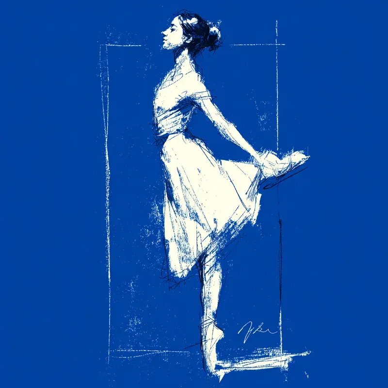 Gestural Bauhaus Editorial Art