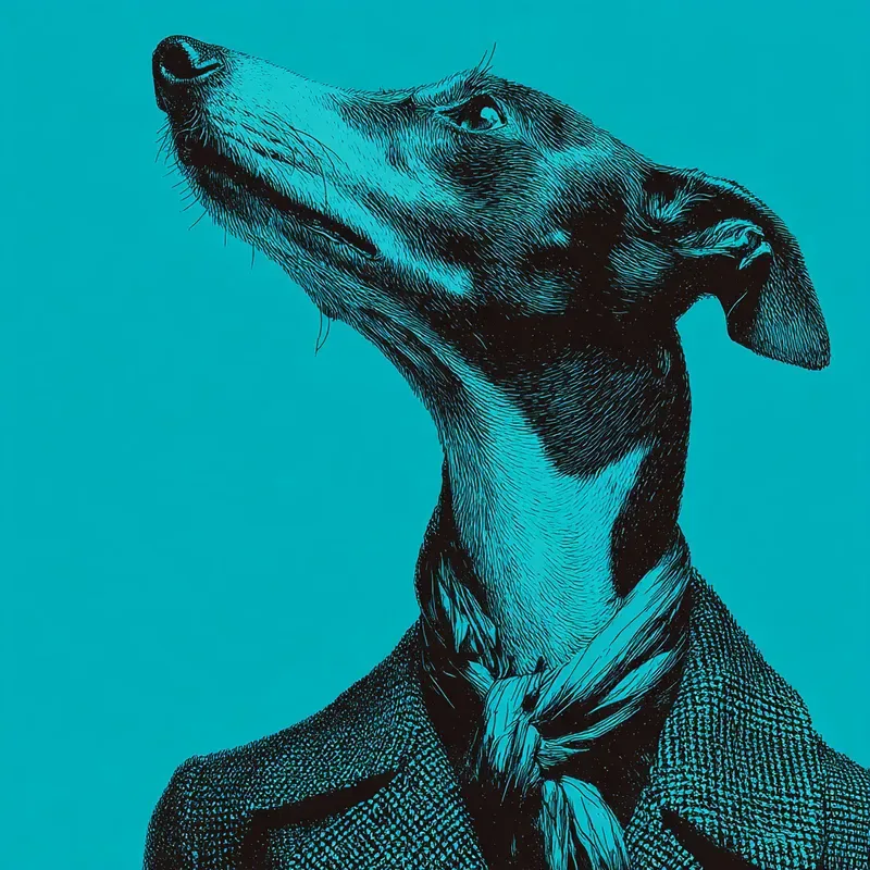 Gestural Bauhaus Editorial Art