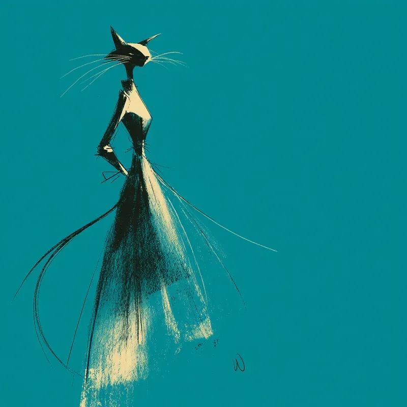 Gestural Bauhaus Editorial Art