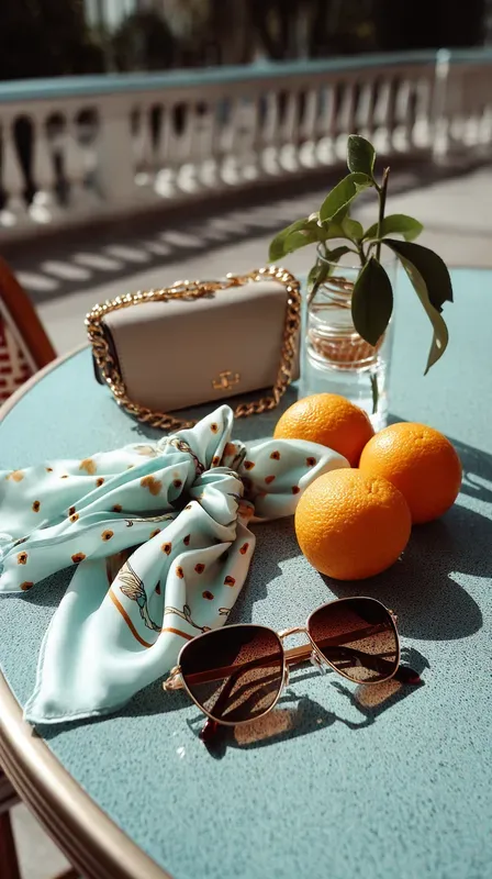 French Riviera Summer Moodboard Visuals