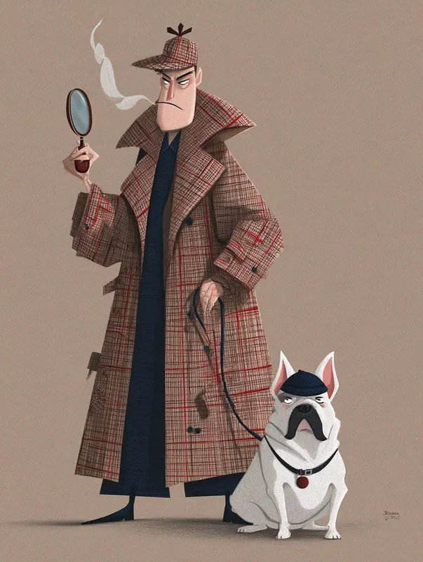 Stylized Cartoon Character Illustrations