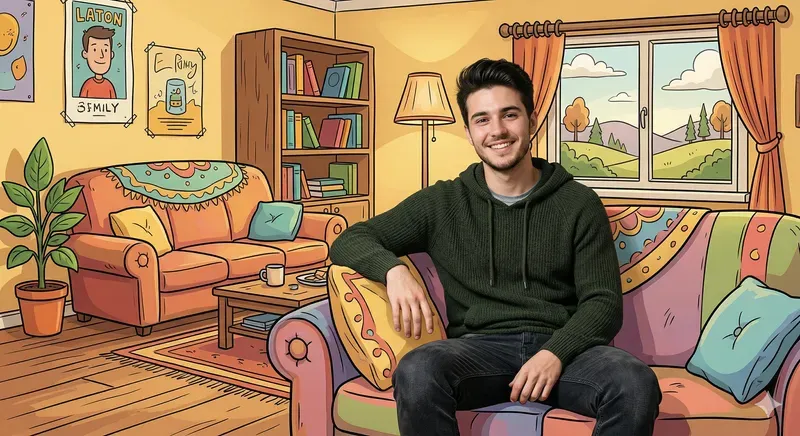 People Inside Cartoon Worlds